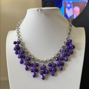 Paparazzi Purple Teardrop Necklace